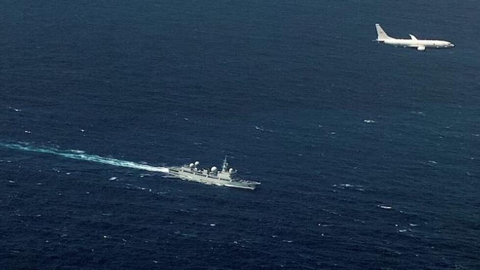 外媒：澳军机与“护身军刀”演习区附近的中国侦察舰取得联系（图） - 1