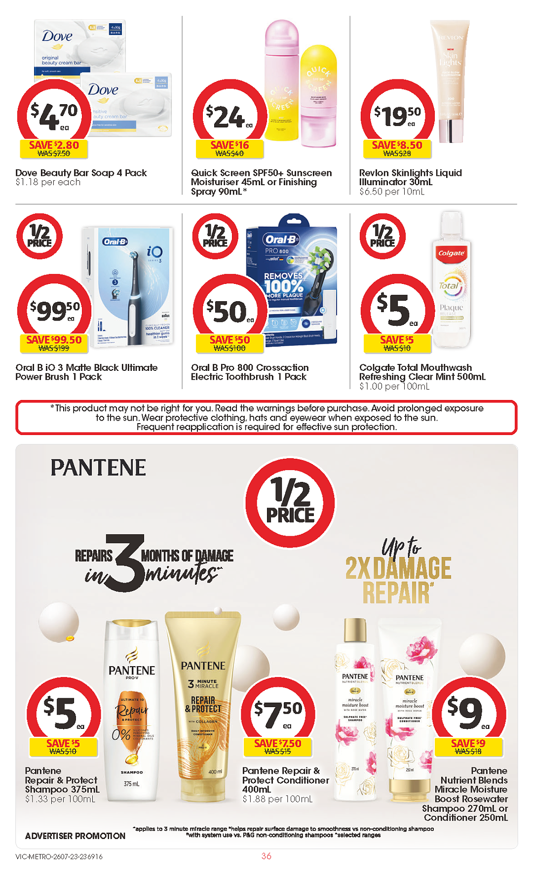 Coles 7月26日-8月1日折扣，冷冻鱿鱼条、油半价（组图） - 36