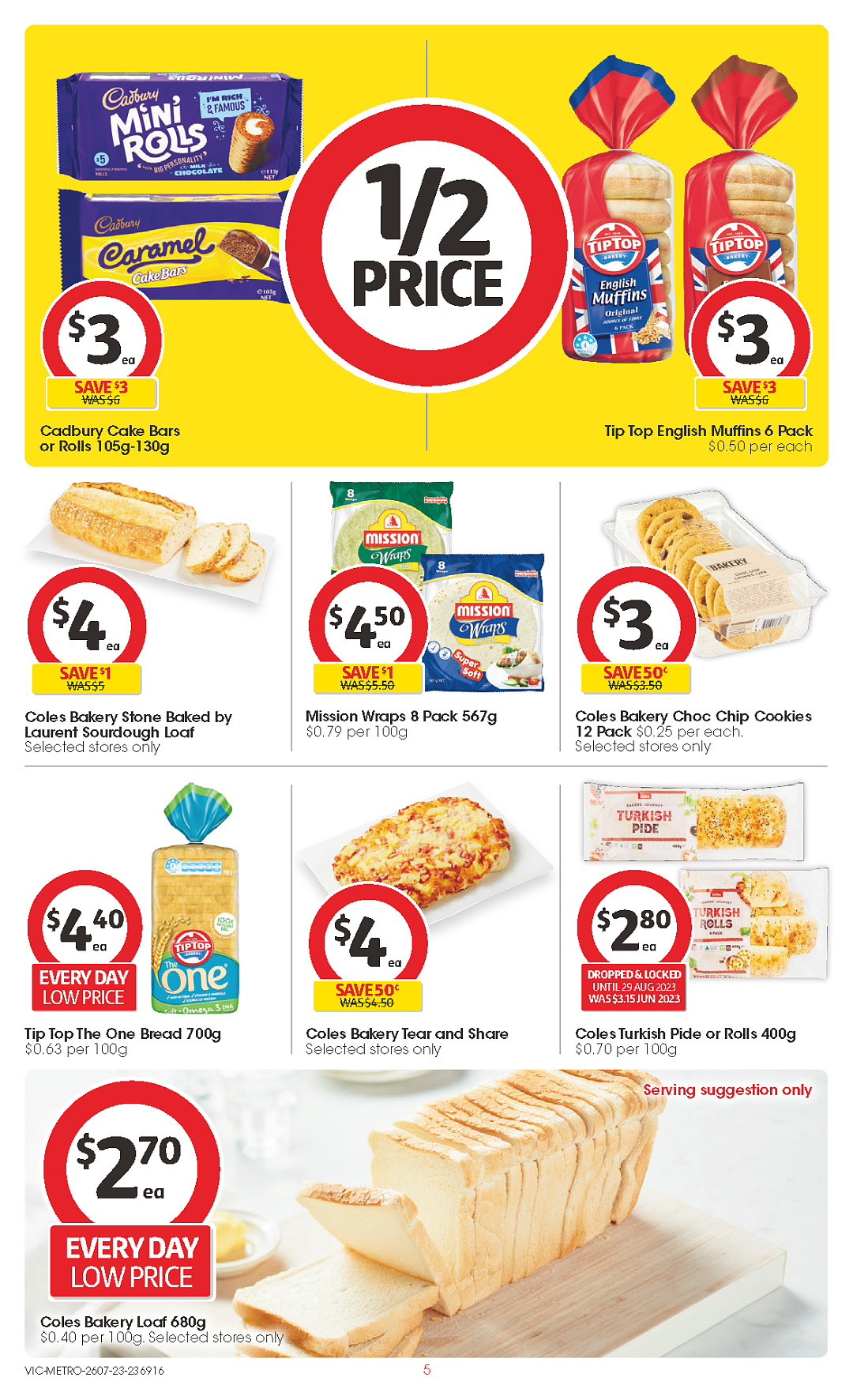 Coles 7月26日-8月1日折扣，冷冻鱿鱼条、油半价（组图） - 5