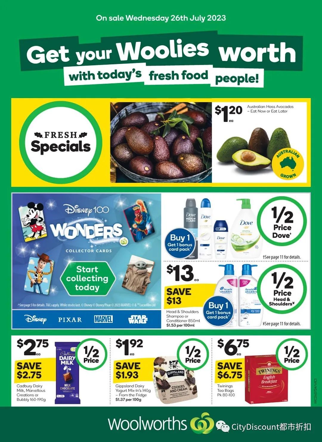 迪士尼卡片来了！Woolworths & Coles 7月26日至8月1日优惠目录（组图） - 4