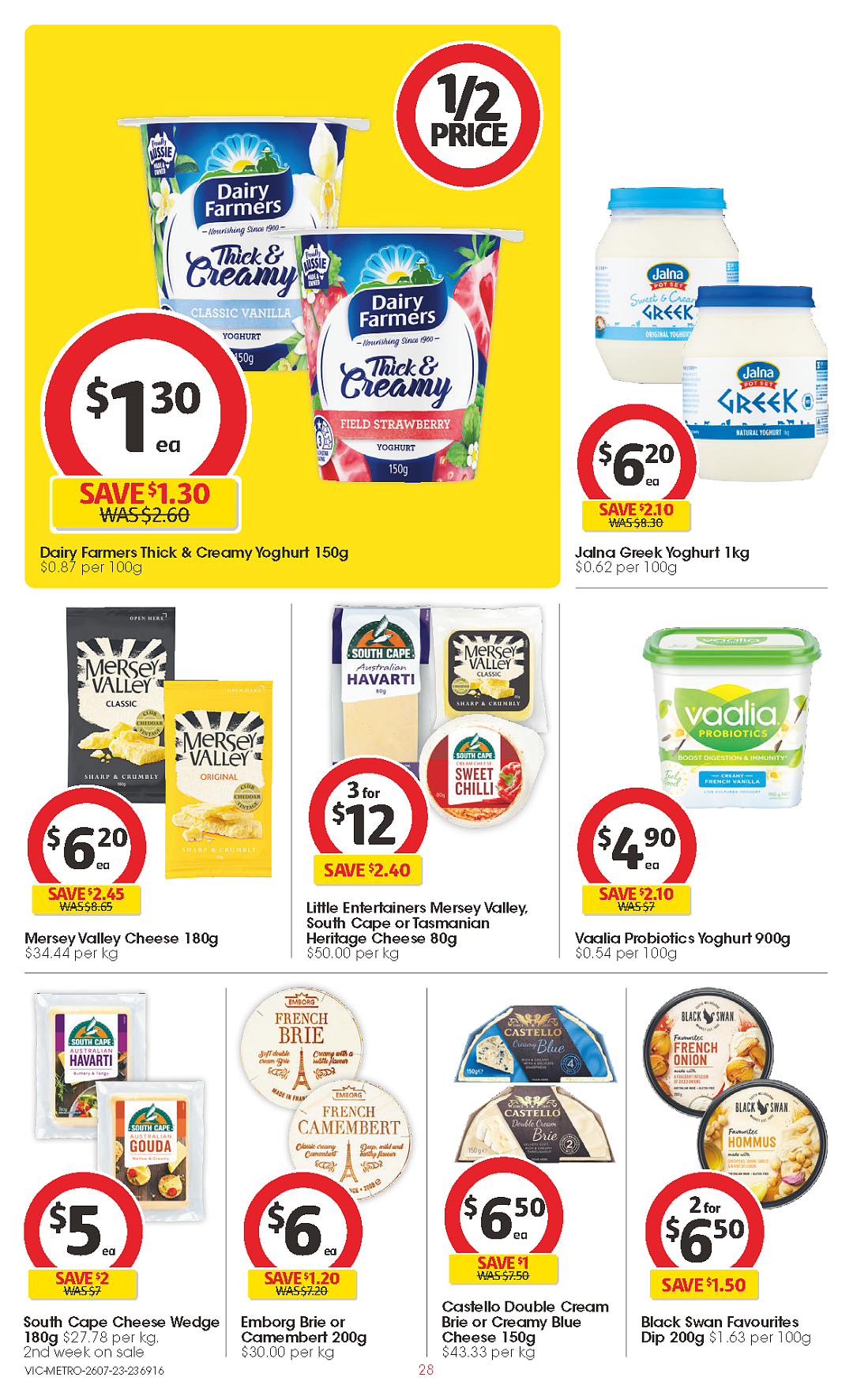 Coles 7月26日-8月1日折扣，冷冻鱿鱼条、油半价（组图） - 28