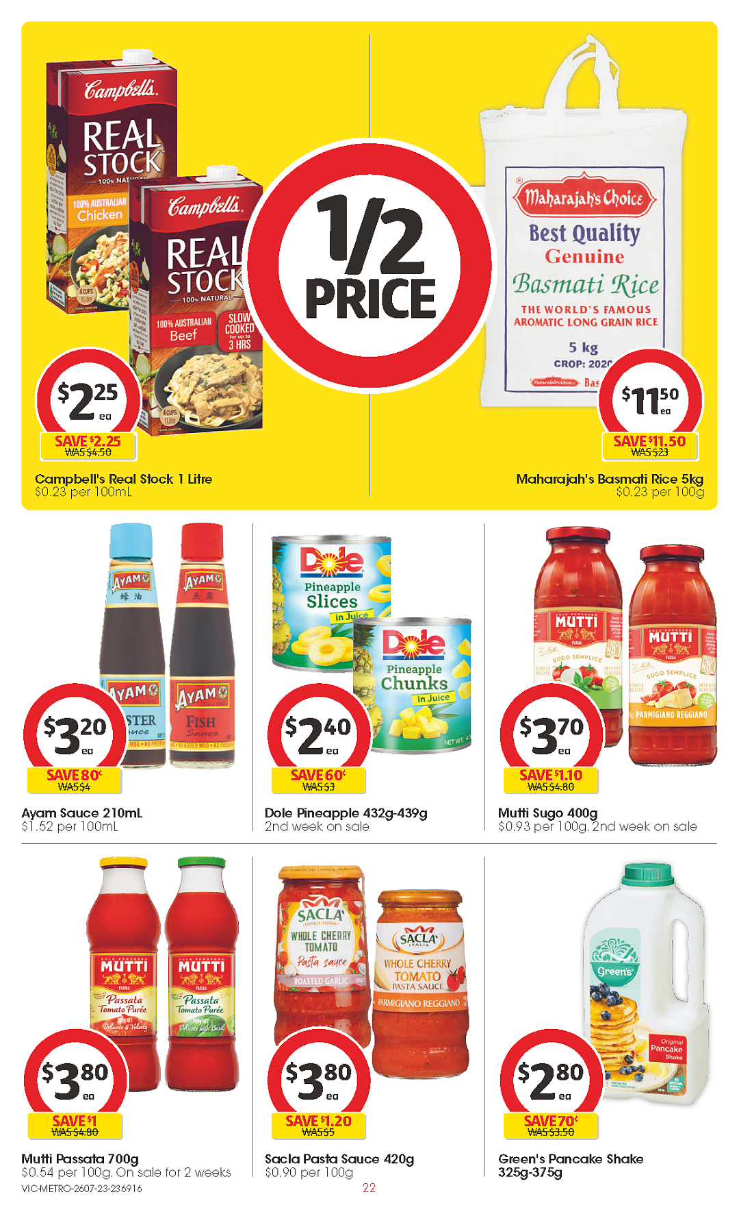 Coles 7月26日-8月1日折扣，冷冻鱿鱼条、油半价（组图） - 22