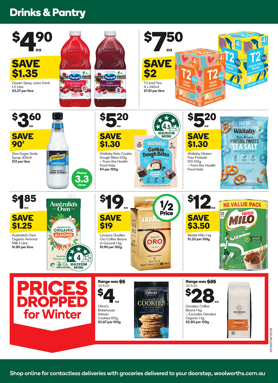 Woolworths 7月26日-8月1日折扣，红袋米、奶油鸡调料包、清洁用品半价（组图） - 35