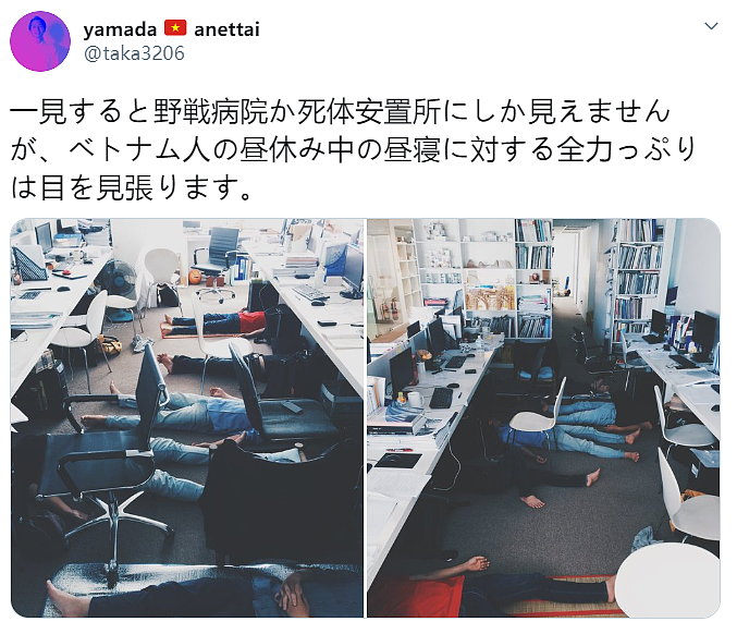 日本一老板曝光越南员工午睡现场：吓死我了！网友：羡慕哭了，我也想拥有...（组图） - 16