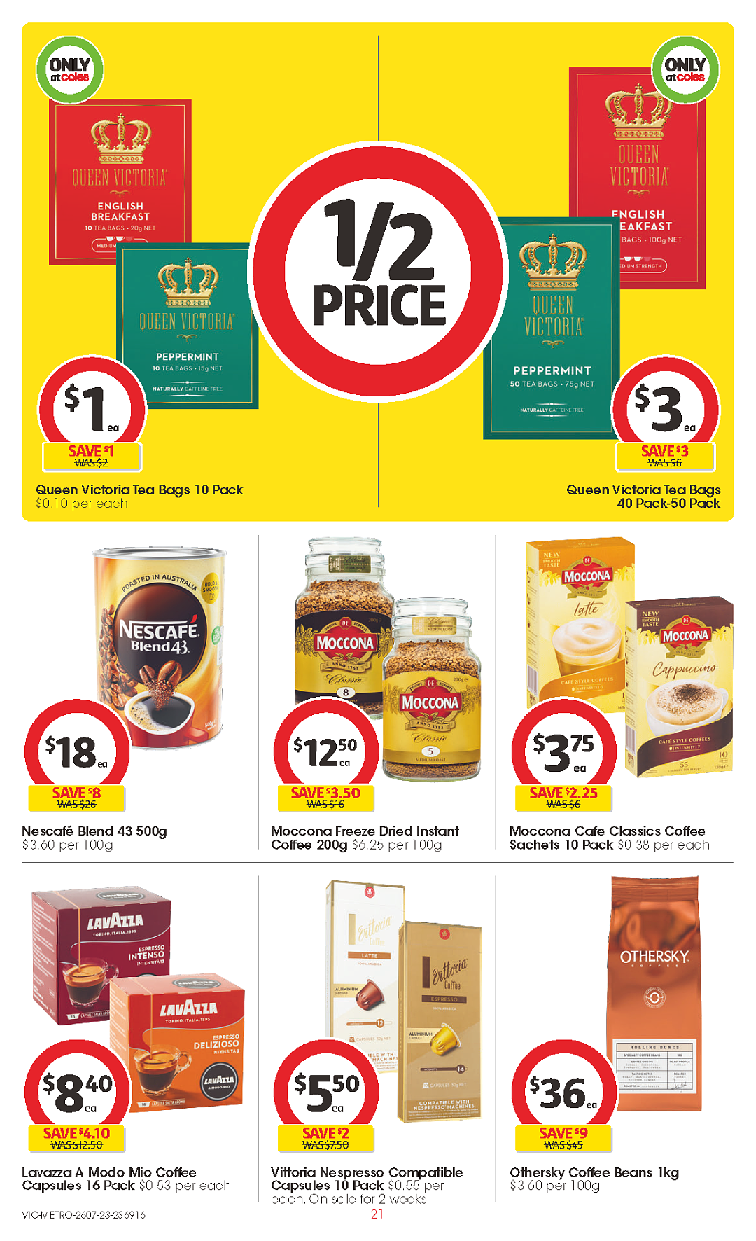 Coles 7月26日-8月1日折扣，冷冻鱿鱼条、油半价（组图） - 21