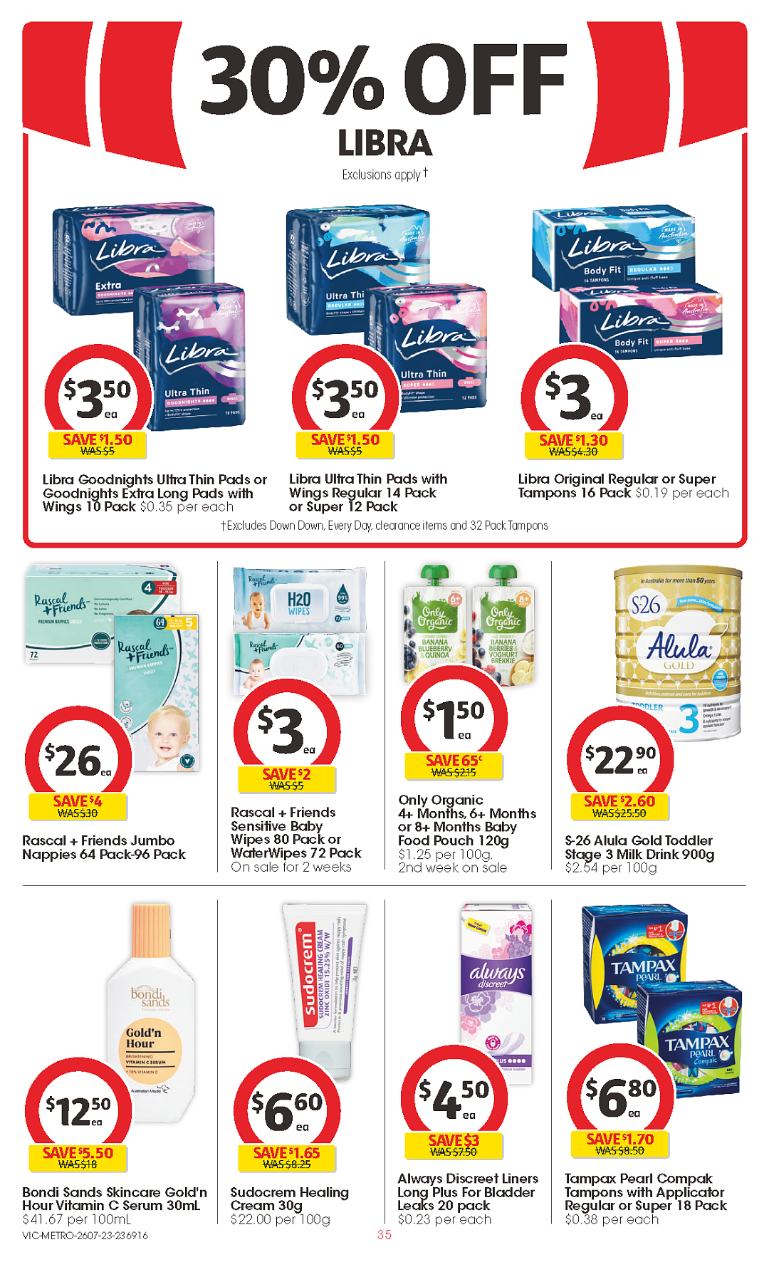 Coles 7月26日-8月1日折扣，冷冻鱿鱼条、油半价（组图） - 35