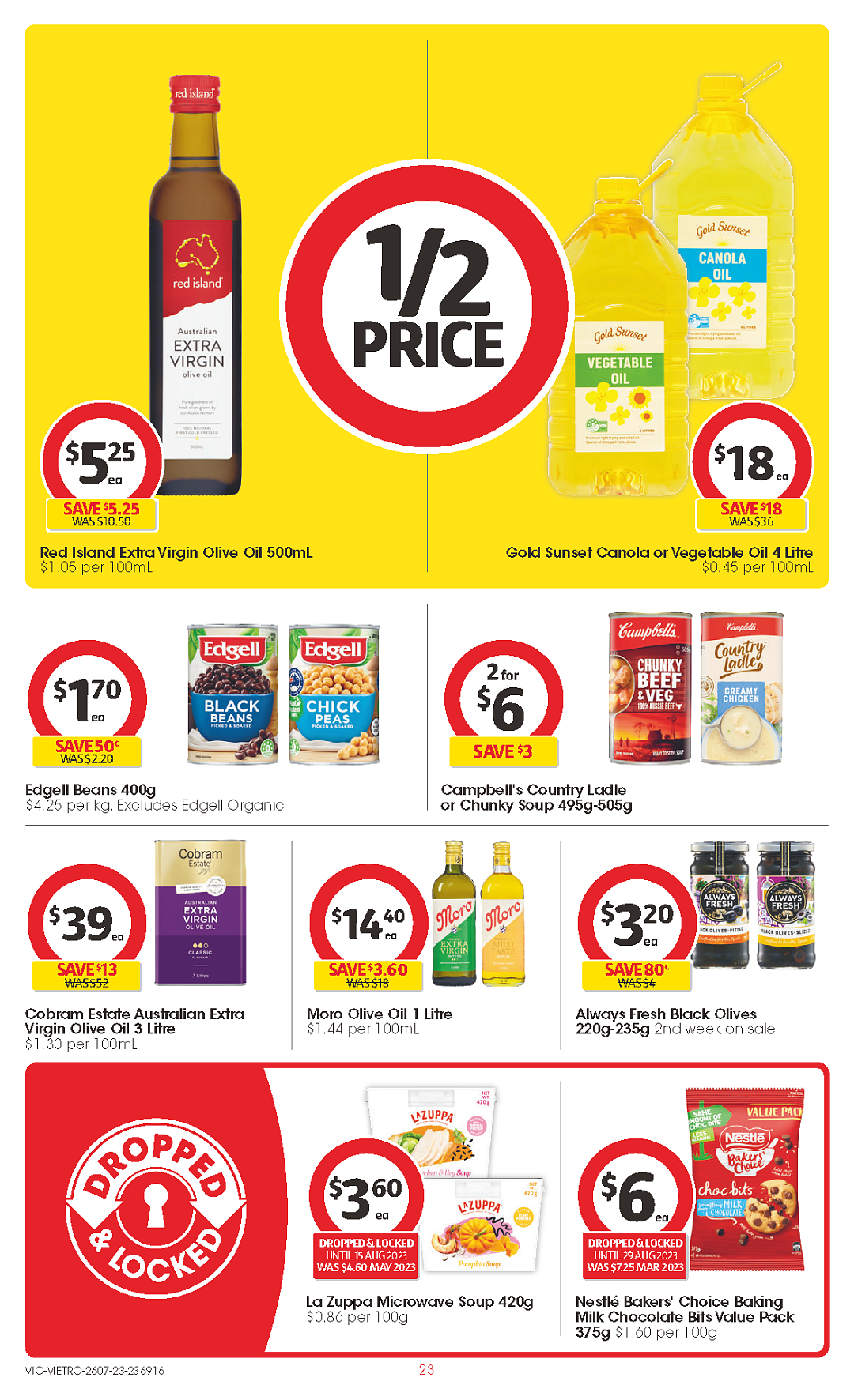 Coles 7月26日-8月1日折扣，冷冻鱿鱼条、油半价（组图） - 23