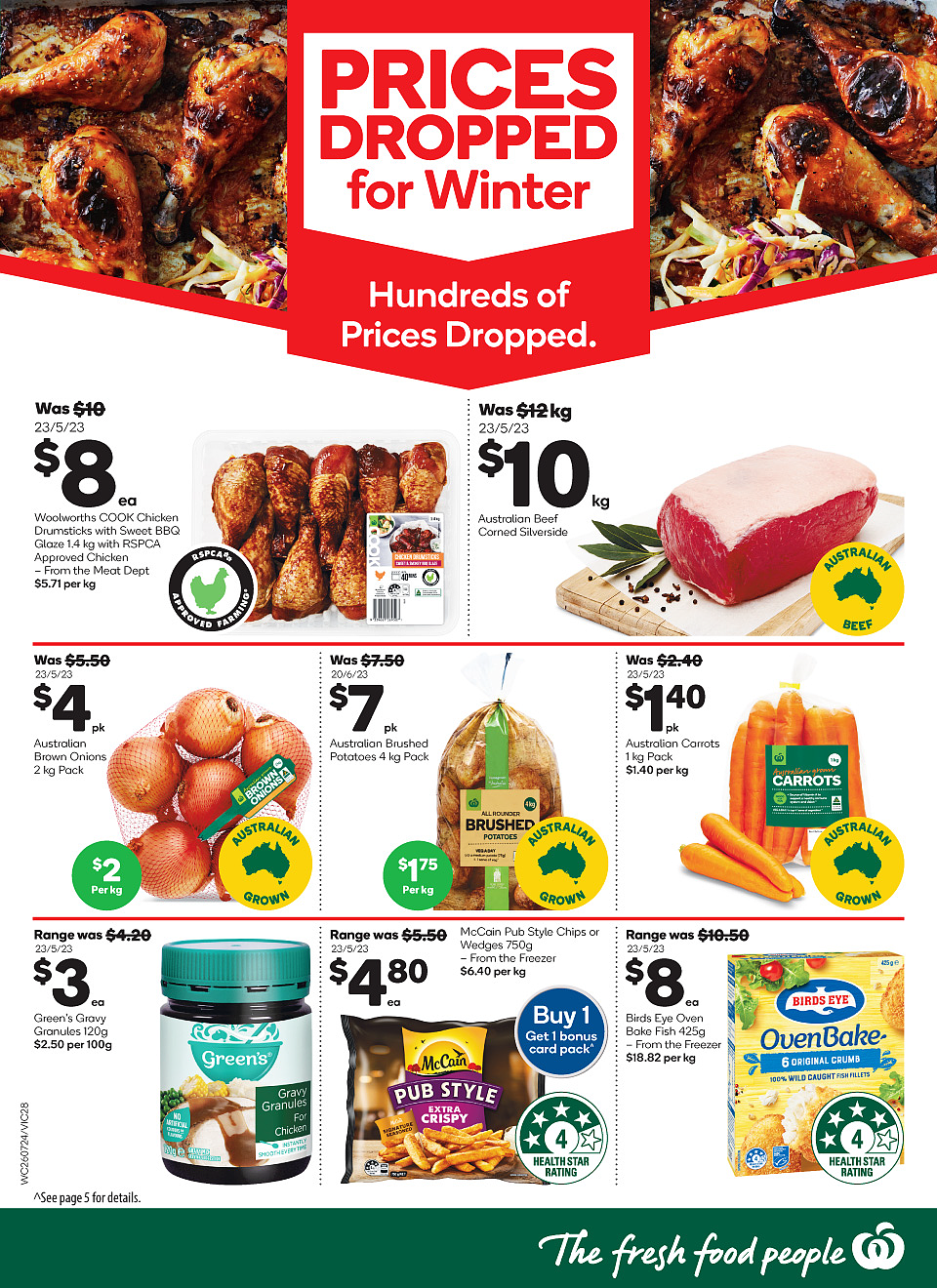 Woolworths 7月26日-8月1日折扣，红袋米、奶油鸡调料包、清洁用品半价（组图） - 28