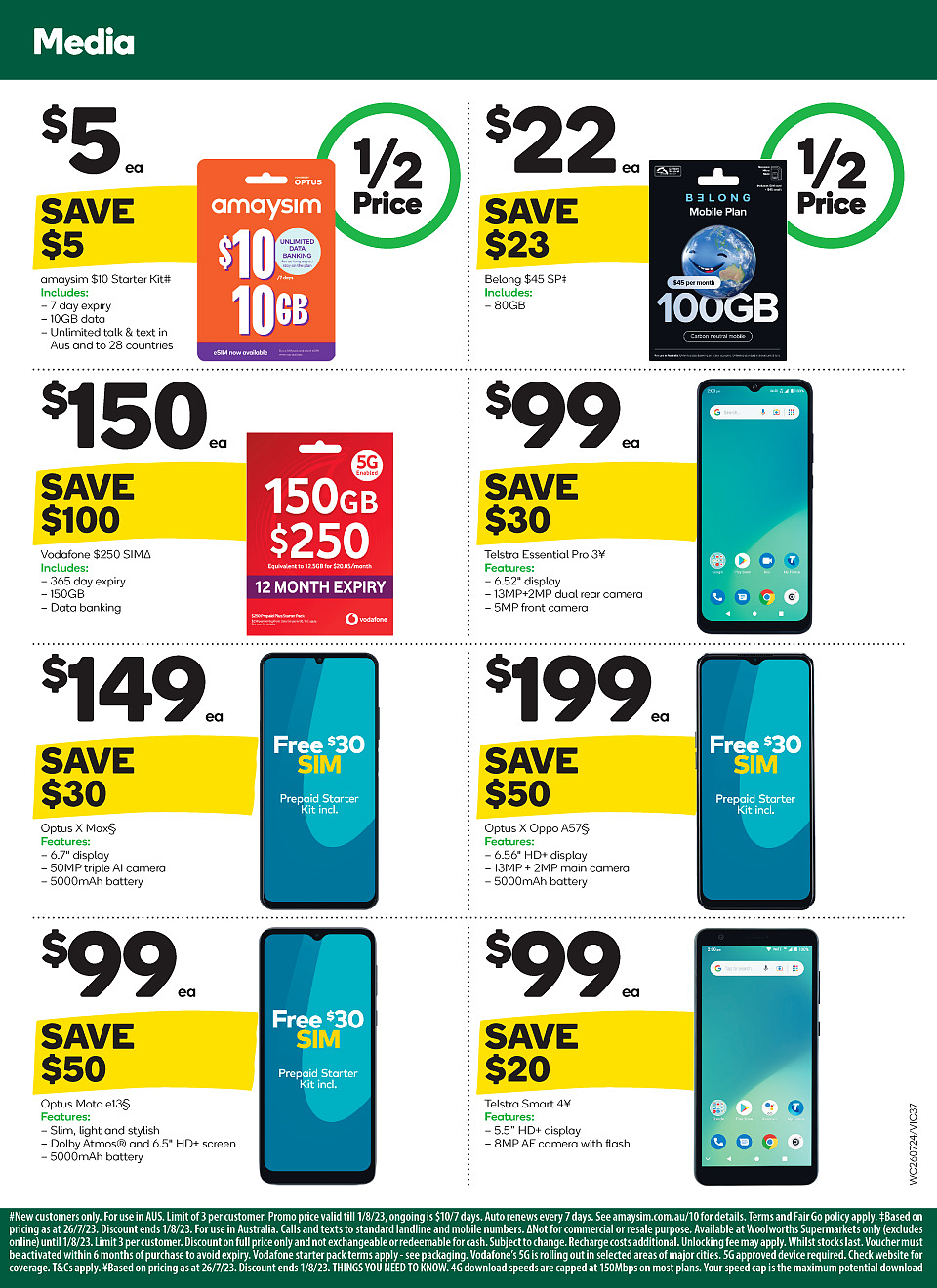 Woolworths 7月26日-8月1日折扣，红袋米、奶油鸡调料包、清洁用品半价（组图） - 37