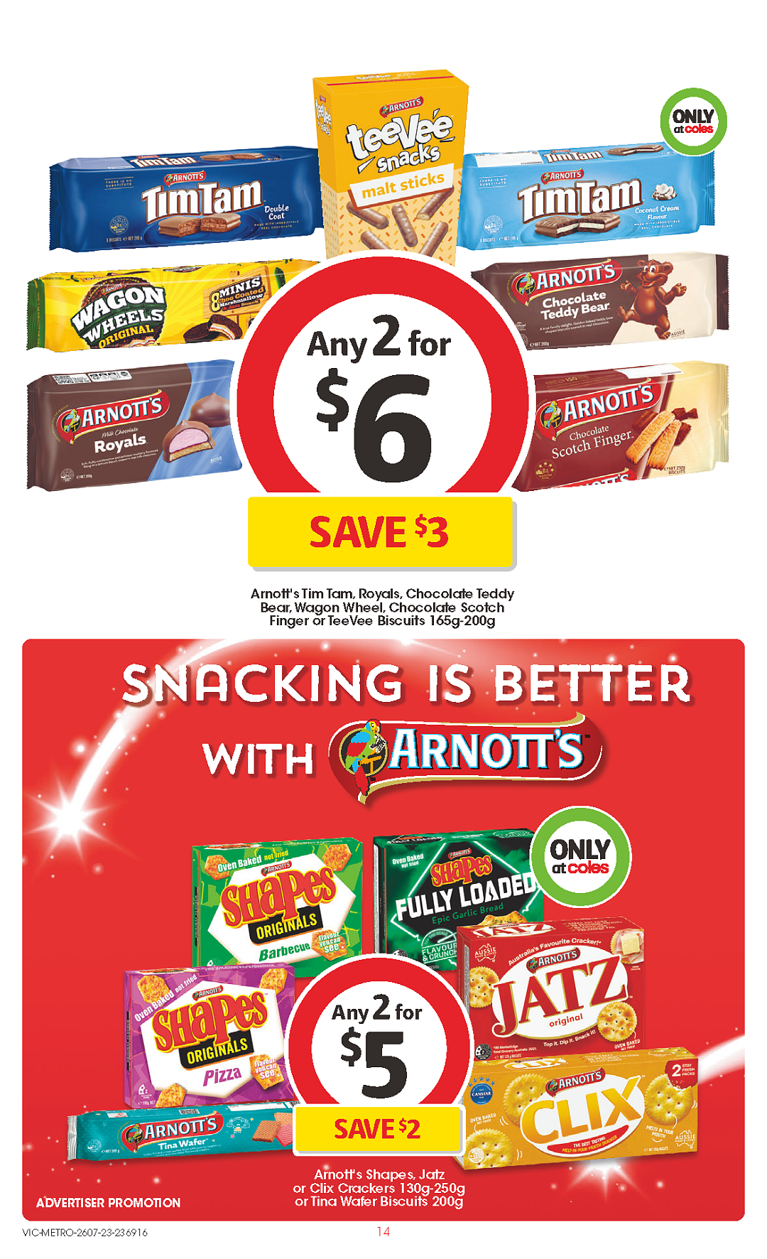 Coles 7月26日-8月1日折扣，冷冻鱿鱼条、油半价（组图） - 14