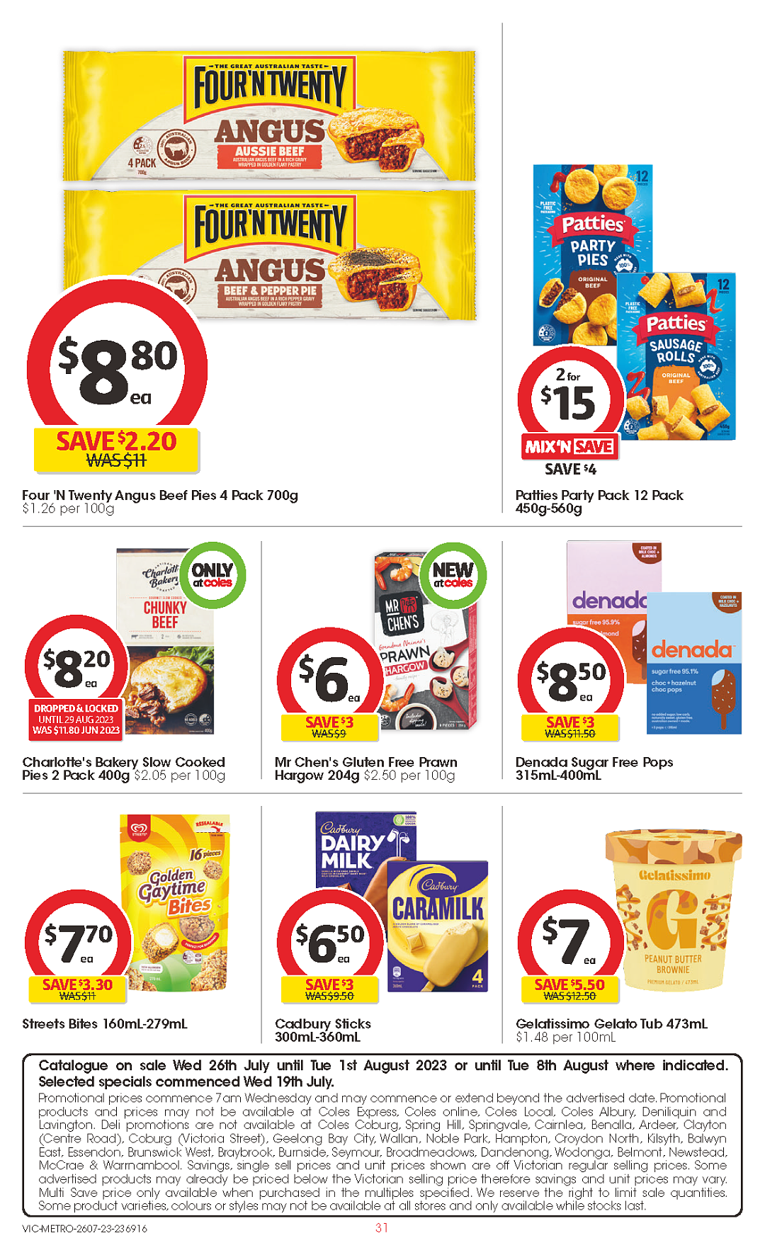 Coles 7月26日-8月1日折扣，冷冻鱿鱼条、油半价（组图） - 31