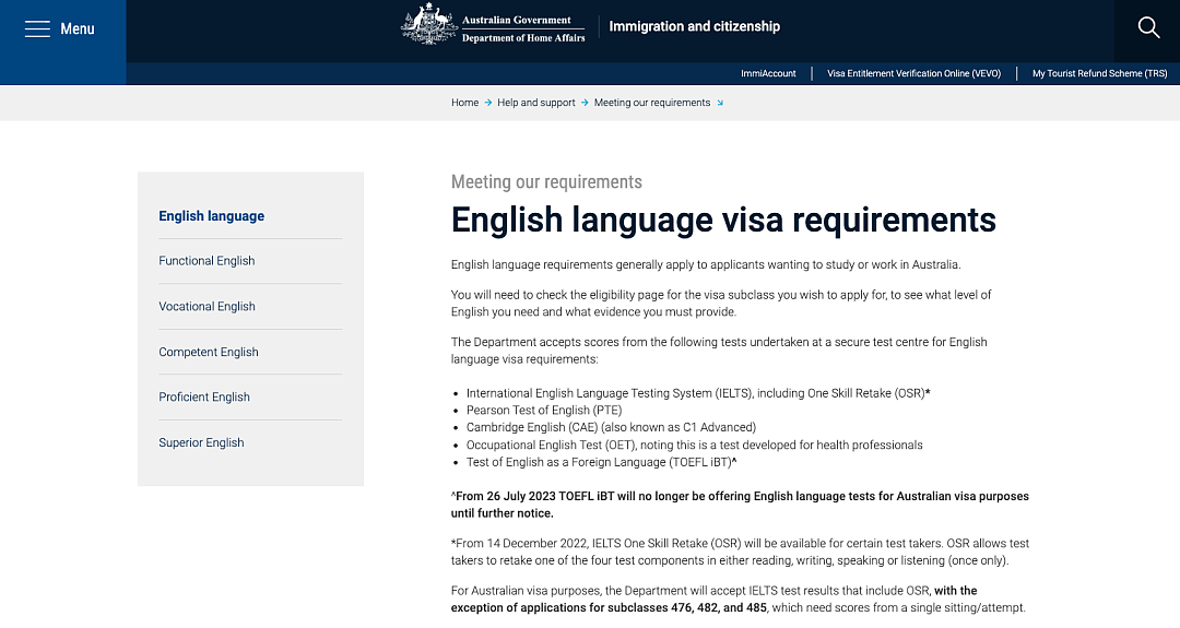 入澳留学之路开始上难度了：澳大利亚移民局不认托福成绩了？（组图） - 1