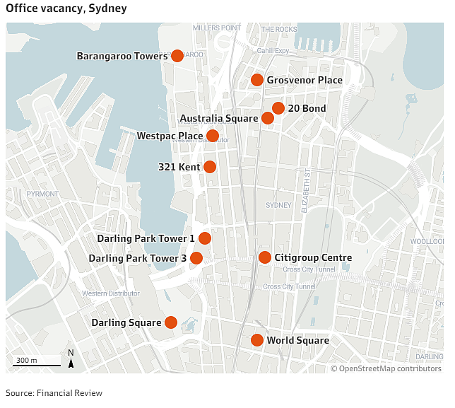 【楼市】悉尼Grosvenor Place 三成空置率，办公室之痛（组图） - 4