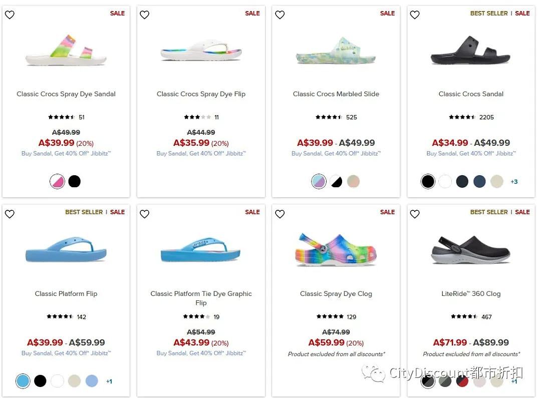 今天截止！【Crocs】洞洞鞋换季折上折特卖继续（组图） - 1