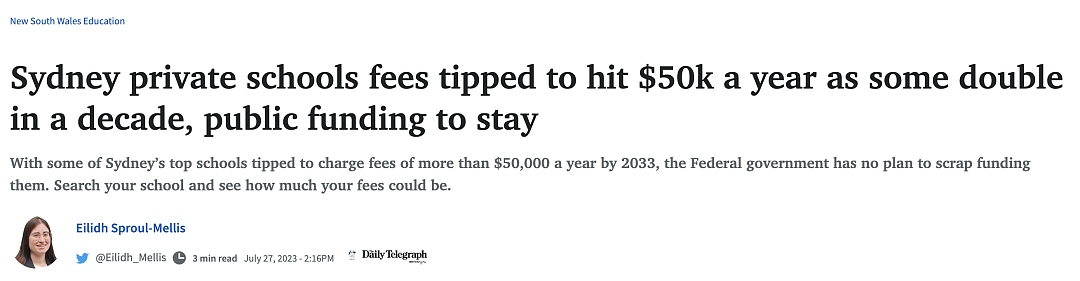 涨疯了！悉尼私校学费飙升30%，预计将至少花$35万，妈妈们哭诉：现在真的是骑虎难下...（组图） - 3