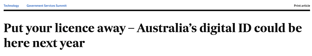 澳洲明年有望推出数字身份证！护照、驾照多证合一，澳洲总理首次拜访新西兰，免护照入境提上日程（组图） - 1