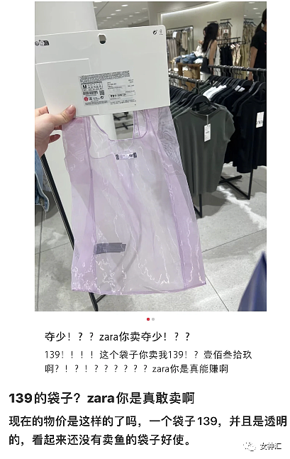 【爆笑】Zara一款“塑料袋”卖139！网友笑疯：救命，直接抢我钱呗！（组图） - 7