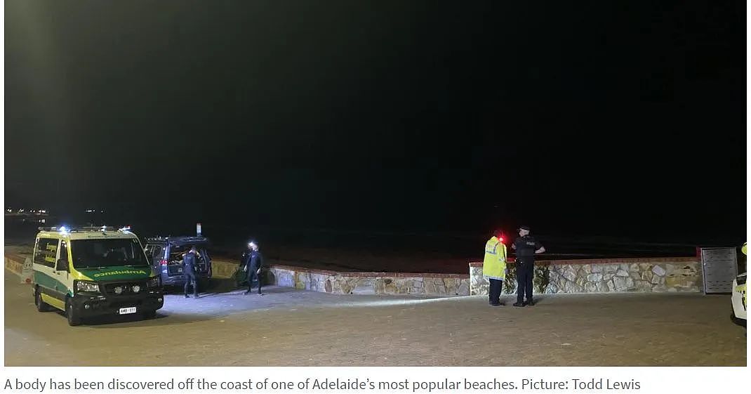 相隔数日，阿德莱德Glenelg海岸再度发现尸体（组图） - 2