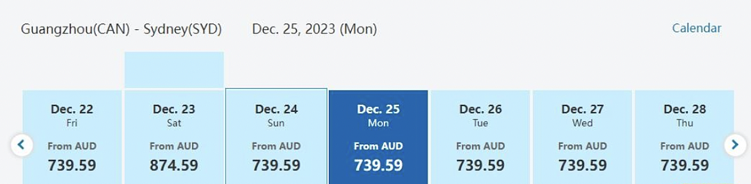 澳洲华人妈妈注意，年底回国一定记得提请囤票！南航圣诞节价格有优惠（图） - 2