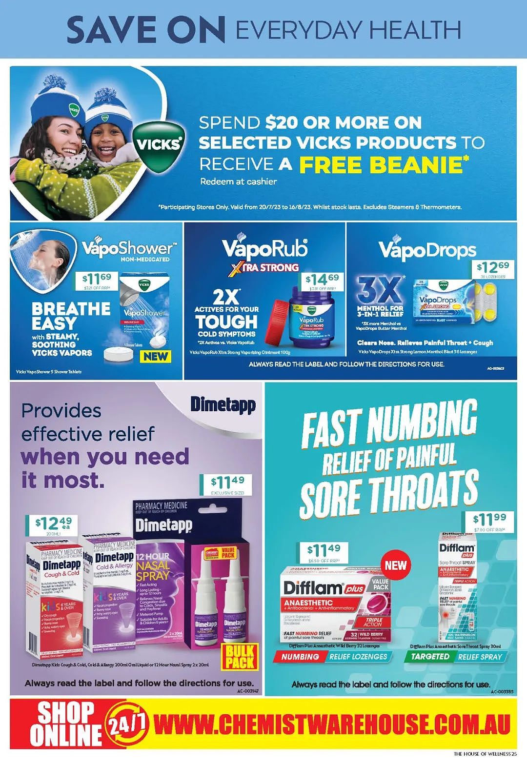 【Chemist Warehouse】药店 8月3日至16日优惠目录（组图） - 20