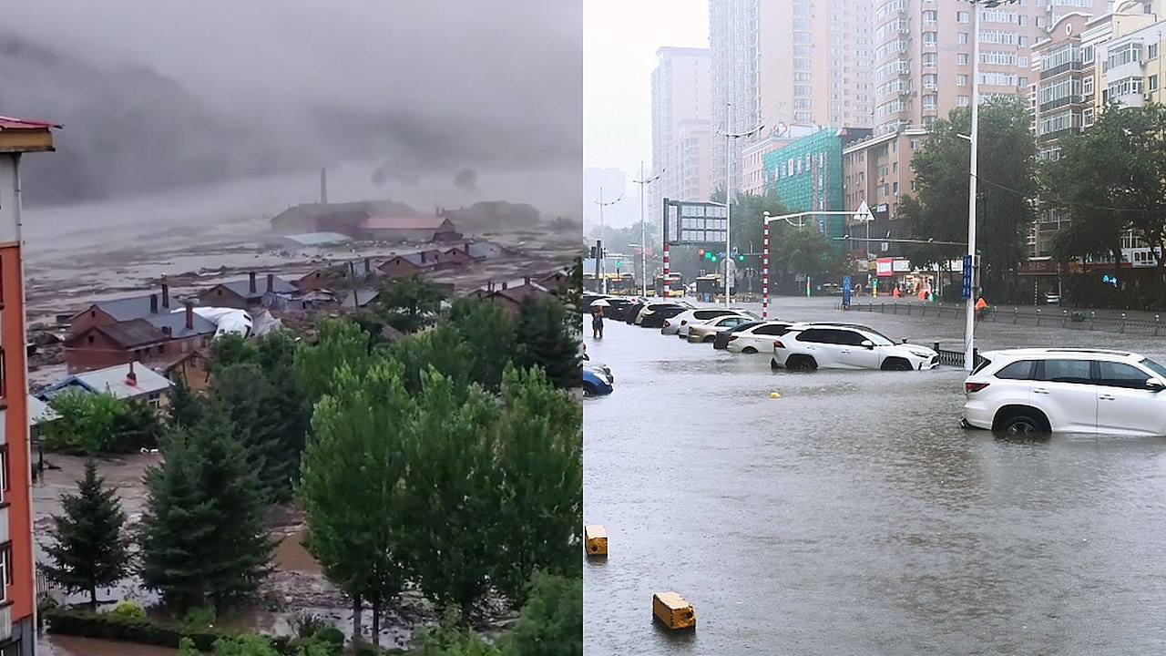黑龙江防汛进入非常紧急状态，多条河流高过保证水位（组图） - 1