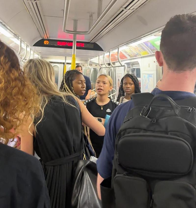 华裔一家游纽约，地铁上遭非裔少女暴力攻击（组图） - 4
