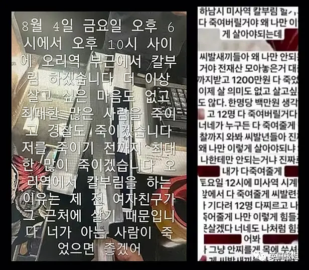 韩国半月发生3起当街砍人事件，网上接连爆出恐怖杀人预告！有人威胁“杀100人”（组图） - 13