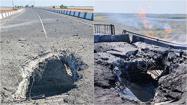 乌克兰连轰2座克里米亚桥梁！迫使俄人民对战争有感（图） - 1
