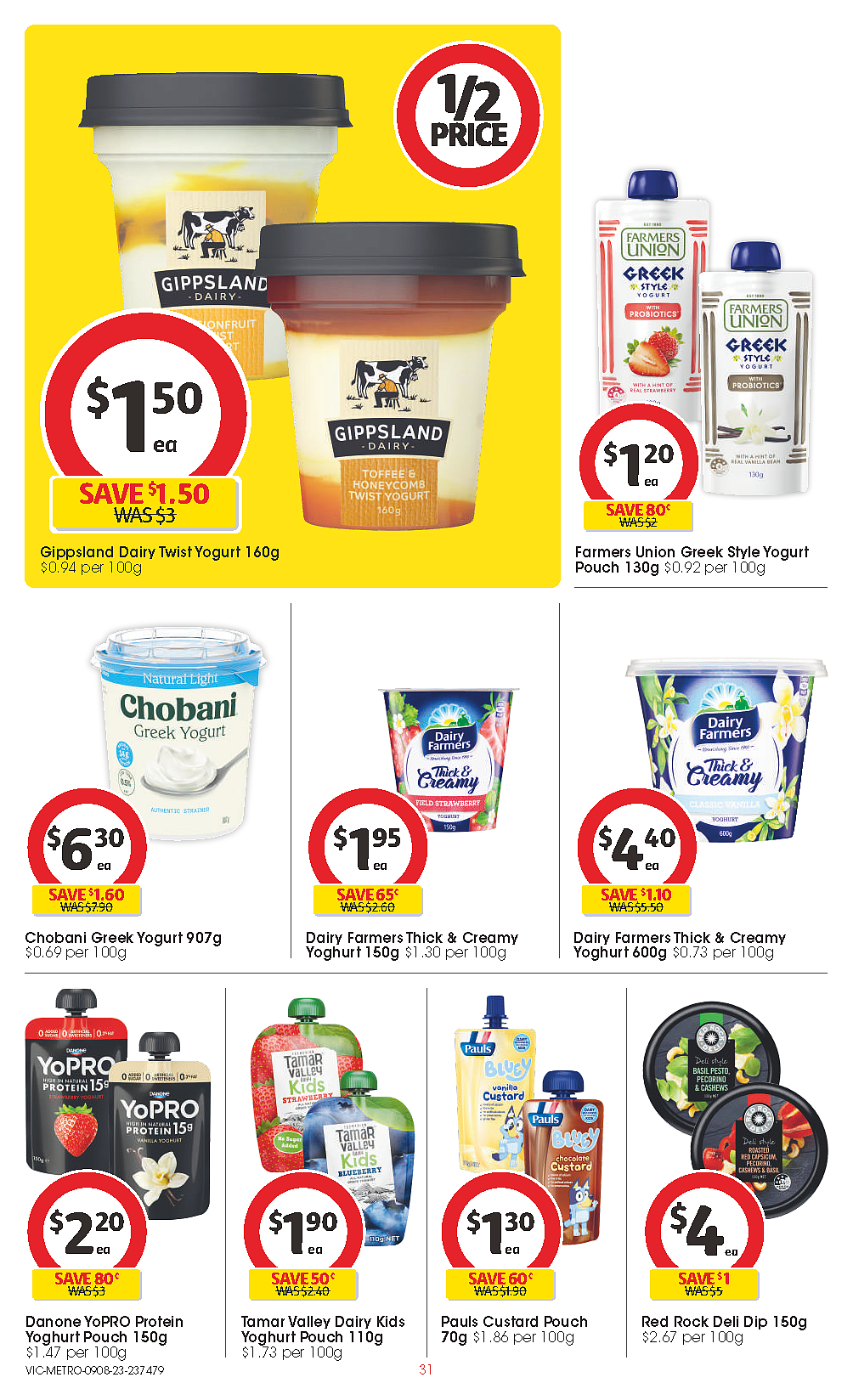 Coles 8月9日-8月15日折扣，红袋米、油、猪肉饺、鱿鱼条半价（组图） - 31