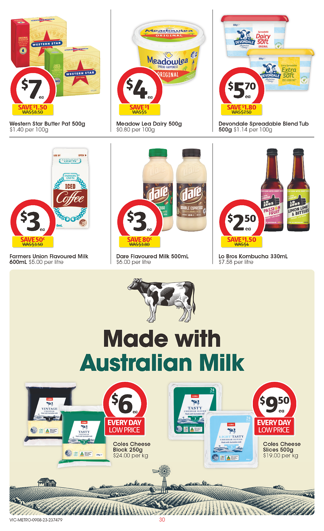 Coles 8月9日-8月15日折扣，红袋米、油、猪肉饺、鱿鱼条半价（组图） - 30