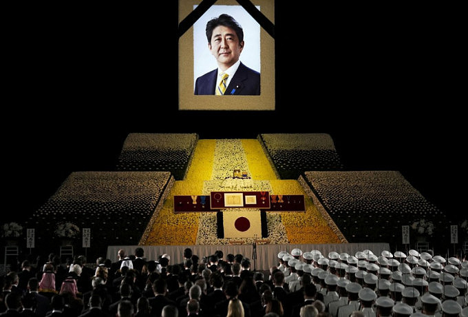 安倍晋三国葬：日本内阁“公开”出席者名单！ 74％被涂黑（组图） - 1
