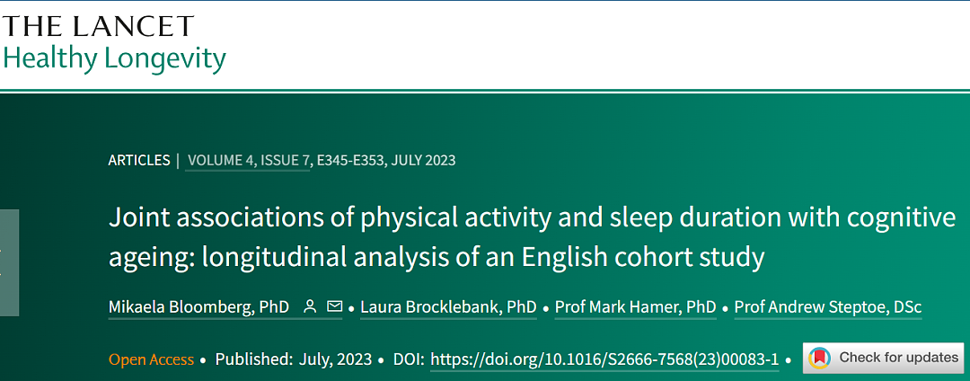 一项10年研究：睡不够，运动的好处会被“抵消”（组图） - 2