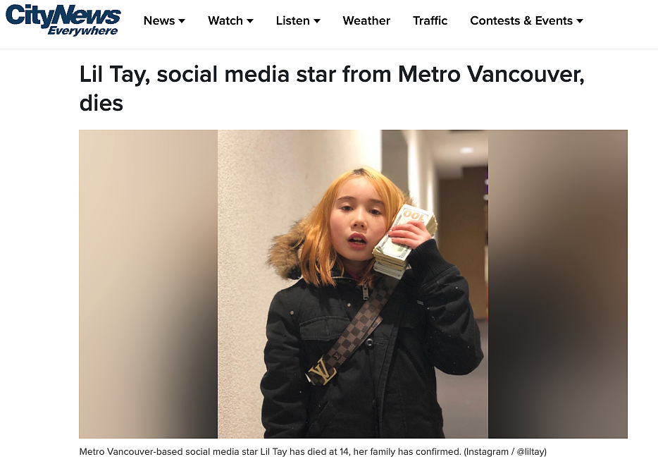 悲剧！加拿大华裔炫富网红少女暴毙，9岁买法拉利吸粉330万，真实身份被曝（组图） - 4