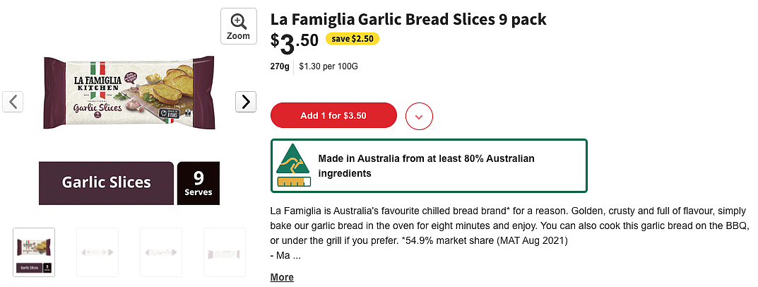 敲好吃！澳洲超市的蒜蓉小面包推荐，还有自制教程哦（组图） - 2