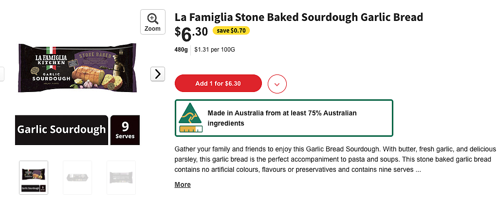 敲好吃！澳洲超市的蒜蓉小面包推荐，还有自制教程哦（组图） - 4