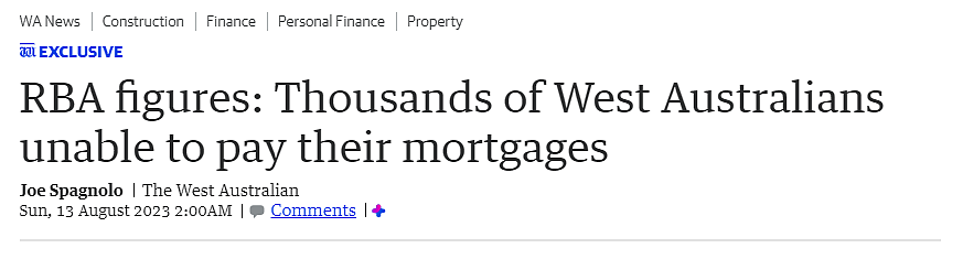 西澳成全澳压力最大地区！数千家庭还不上房贷，恐无家可归？（组图） - 1