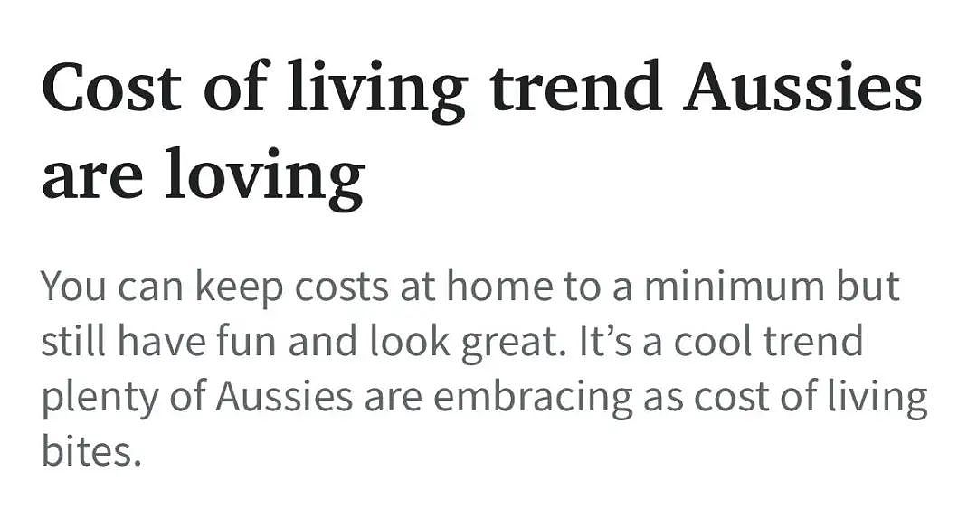 省钱有妙招！看澳人如何机智降低生活成本，家具用品还能这么玩（组图） - 1