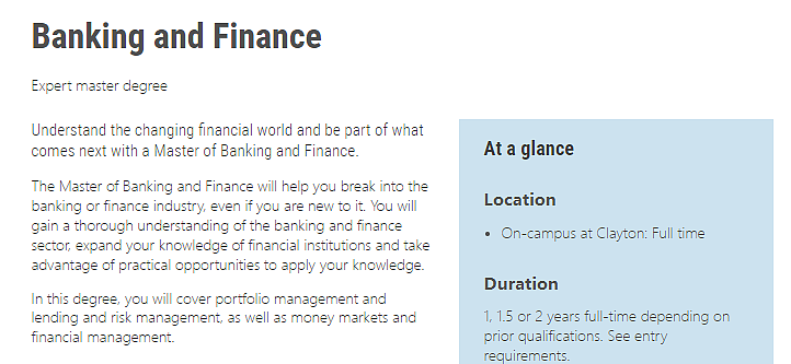 想去澳洲读一年制金融硕士，有哪些课程推荐？（组图） - 3