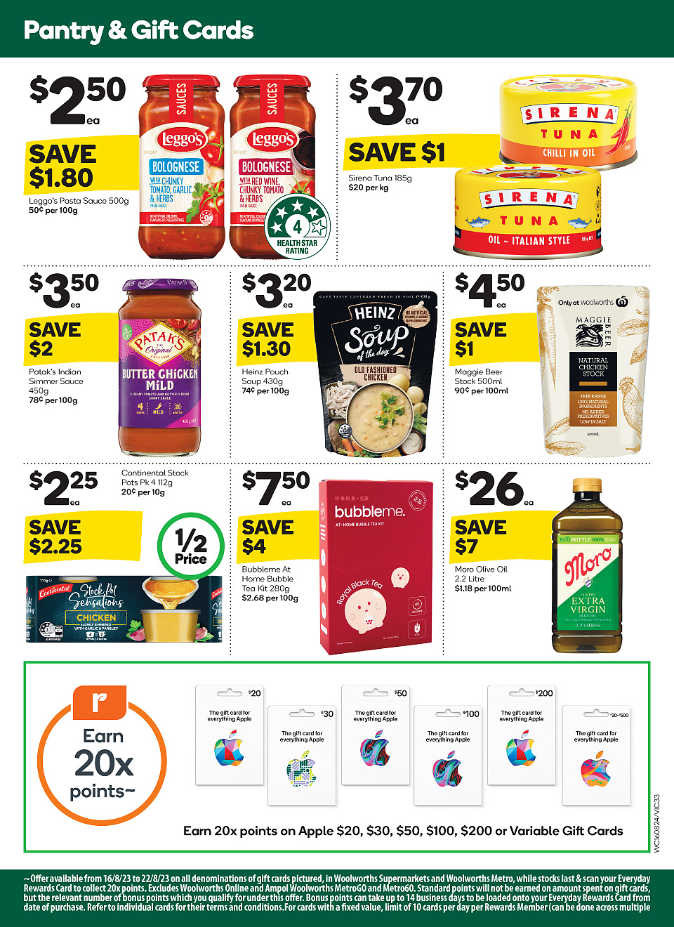 Woolworths 8月16日-8月22日折扣，澳洲大虾6折（组图） - 35