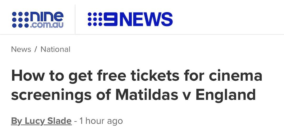好刺激！全澳电影院免费开放，Matildas今晚将创造历史（组图） - 2