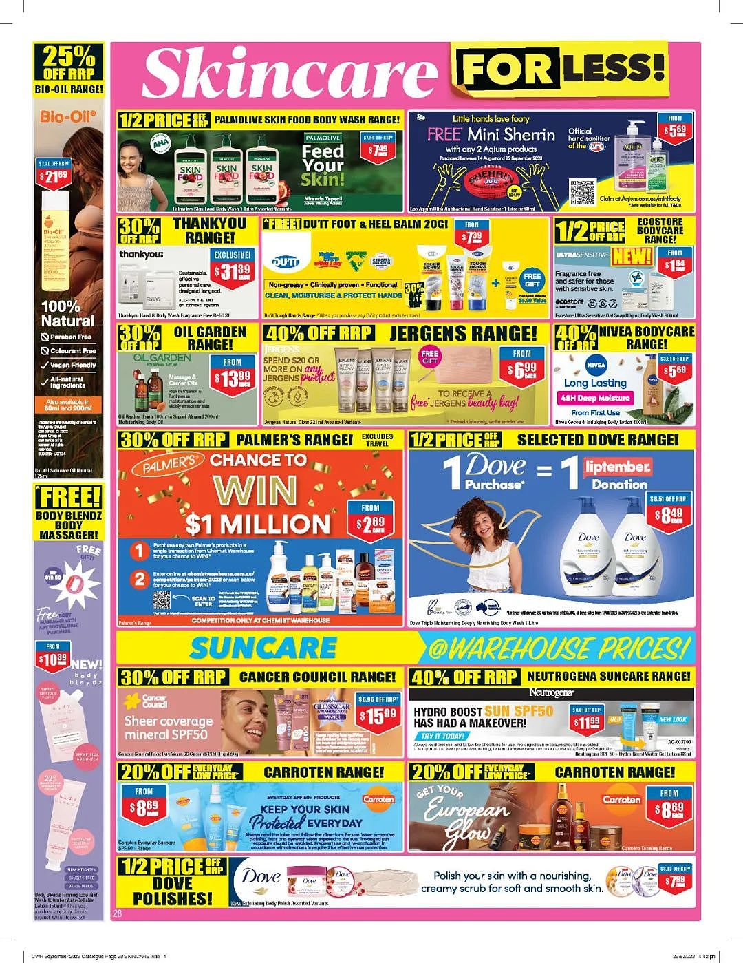 又逢良心周期！【Chemist Warehouse】药店 8月17日至9月3日优惠目录（组图） - 28