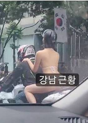 “比坚尼、巨乳、翘臀”成群女郎坐电单车现身南韩大街！遭警截查引发热议（组图） - 6