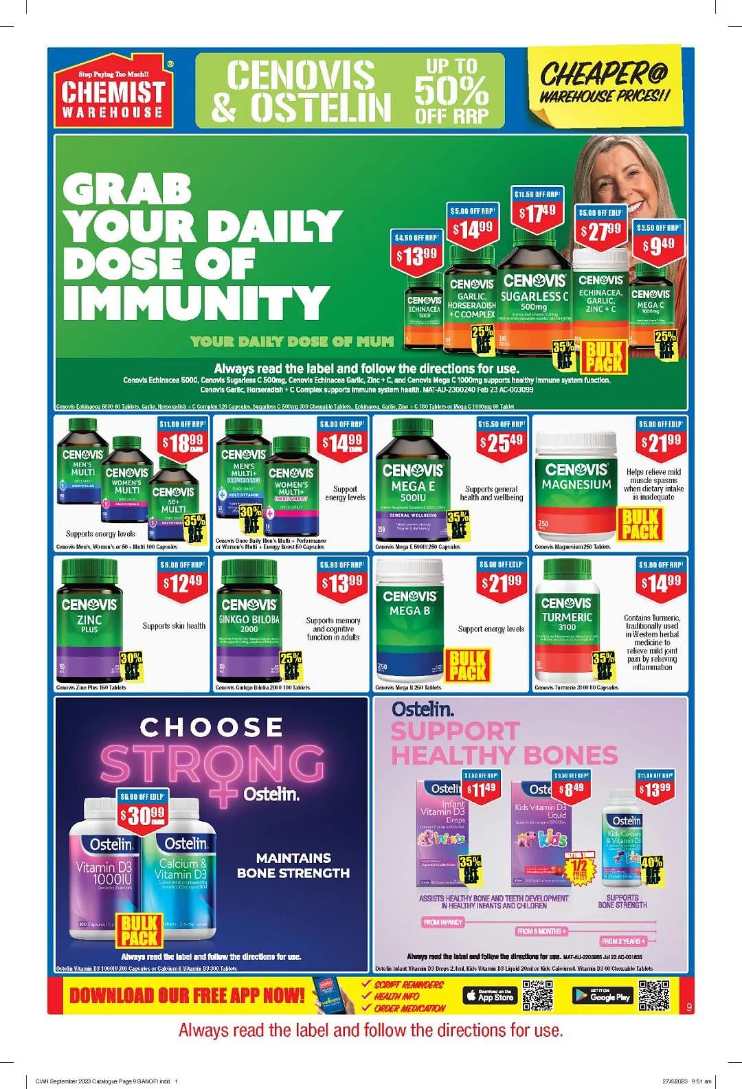 又逢良心周期！【Chemist Warehouse】药店 8月17日至9月3日优惠目录（组图） - 9