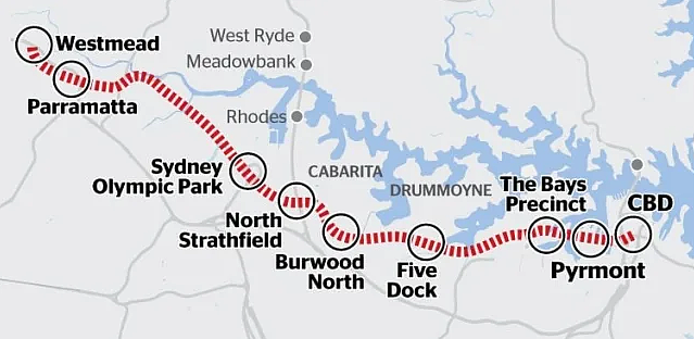 悉尼Metro West地铁线：穿越‘房地产金矿’，土地价值飙升的前景引发各方竞相推动线路调整（组图） - 5