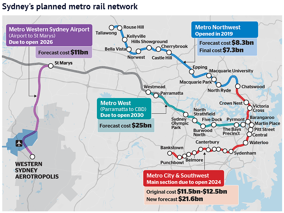 地铁 | 悉尼大学Camperdown校区将建造一座新的地铁站？此外，悉尼Martin Place大型新地铁站将于明年初开通 - 10