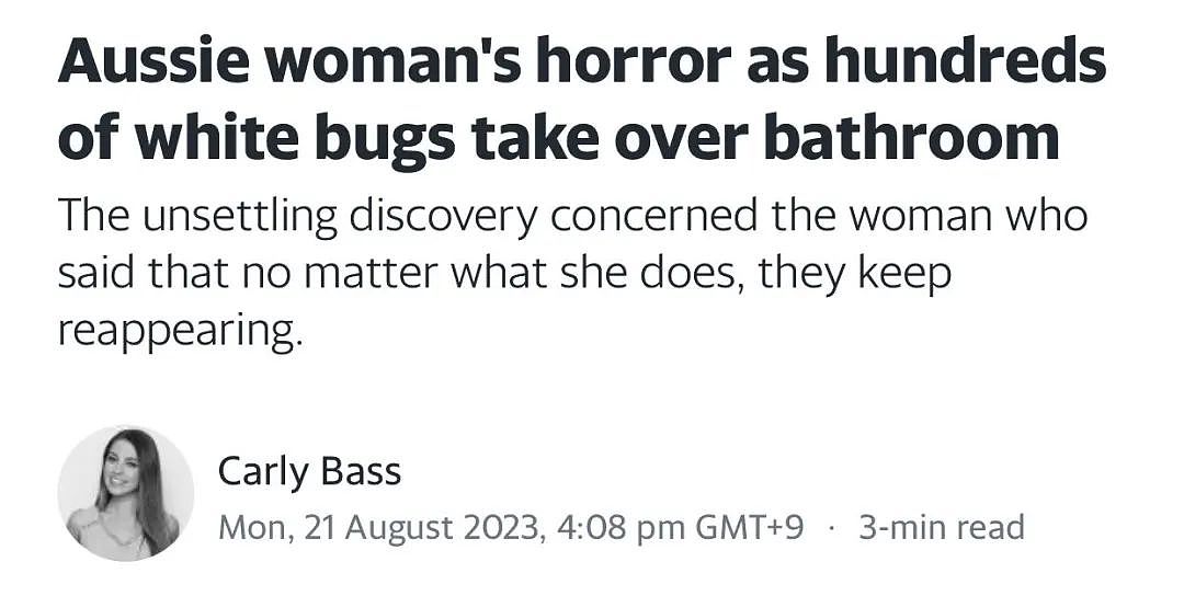 我勒个去！悉尼妈妈居然在厨房、浴室发现一层小白点，专家的回答吓懵所有人…（组图） - 4