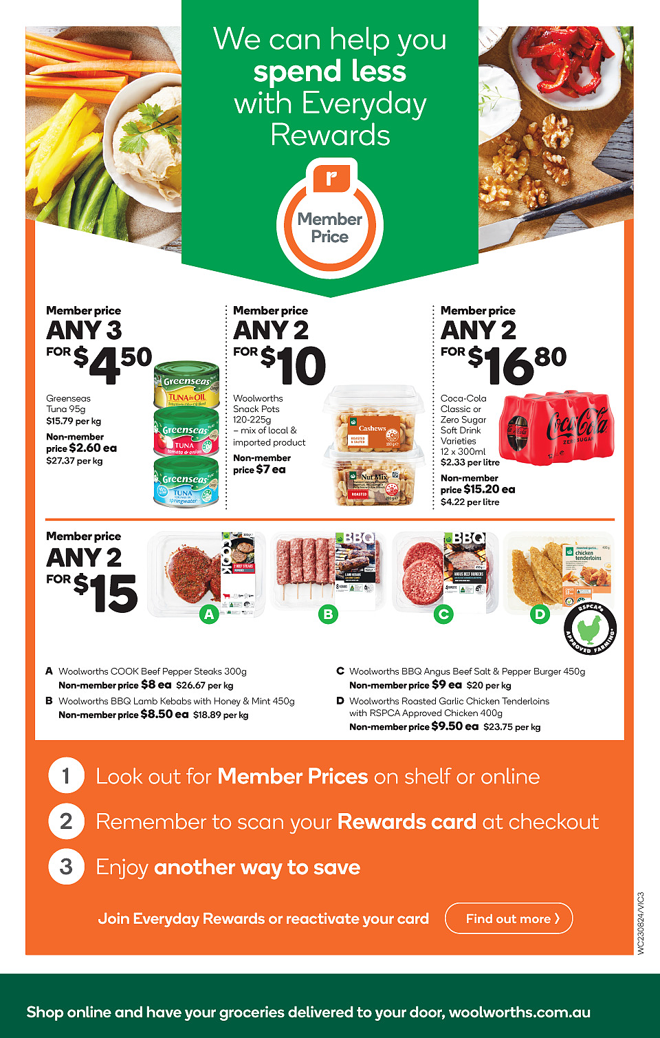 Woolworths 8月23日-8月29日折扣，红袋米、油、清洁用品半价（组图） - 3