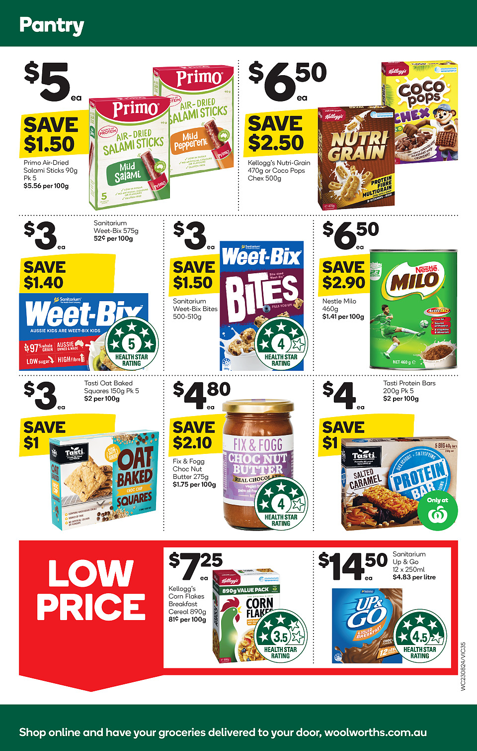 Woolworths 8月23日-8月29日折扣，红袋米、油、清洁用品半价（组图） - 35