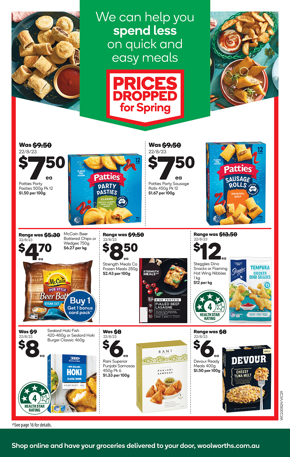 Woolworths 8月23日-8月29日折扣，红袋米、油、清洁用品半价（组图） - 29