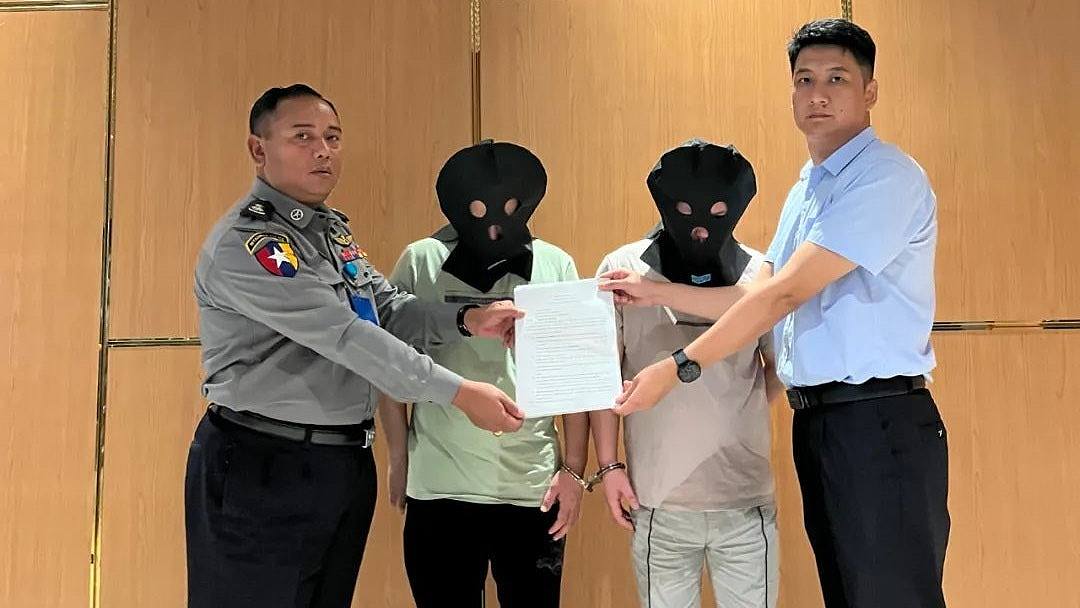 两名缅甸电信诈骗犯被押解回中国，其中一人为赌诈集团骨干头目（组图） - 1